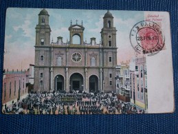 ""   CPA  PALMAS  //  LA  CATHEDRALE  "" - La Palma