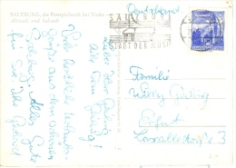 Österreich Salzburg MWST 1962 Salzburg Stadt Der Musik Flügel - Franking Machines (EMA)