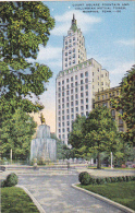 Court Square Showing Fountain And Columbian Mutual Tower Memphis Tennessee - Memphis