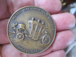 PORTUGAL MEDAILLE MUSEU NACIONAL DOS COCHES  - VOIR PHOTOS - Royaux / De Noblesse