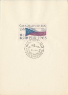 I6075 - Czechoslovakia (1969) Brezova Pod Bradlom: 50th Anniversary Of The Tragic Death Of General Dr. M. R. Stefanik - Prima Guerra Mondiale