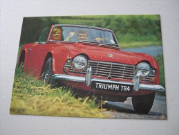 Postcard - Triumph TR4   -   Not Used     (DCP60) - Voitures De Tourisme