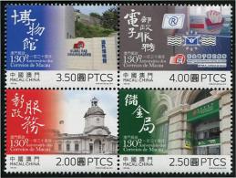 MACAU 2014 - 130e Ann De La Poste De Macau - 4 Val Neufs // Mnh - Unused Stamps