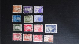 Turquie Lot De 14 Timbres Ataturk  Y/T N° 819,806,811,813,816,917, 1116,1117,1222, 1267, 1275,1277 Usagés - Oblitérés