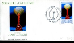 FDC Exposition De Jade Et De Nacre - Nouméa 16 Mars 1990 - FDC
