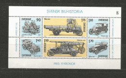 TOP!! SCHWEDEN BLOCK 8 * OLDTIMER * UNGEBRAUCHT **!! - Blocks & Sheetlets