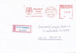 I4759 - Czech Rep. (2001) 415 01 Teplice 1: Municipal Authority, Teplice Spa (coat Of Arms) - Thermalisme