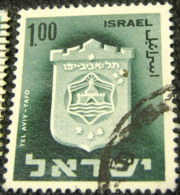 Israel 1965 Arms Tel Aviv Yafo £1.00 - Used - Used Stamps (without Tabs)