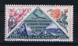 San Marino:  Mi  490, Sa. 108    MNH/**  1952 - Luchtpost