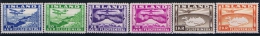 Iceland 1934, Mi Nr 175-180 MH/* - Aéreo