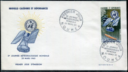 NOUVELLE CALÉDONIE - PA N° 79 ( 5éme JOURNÉE METEOROLOGIQUE ) / FDC DE NOUMÉA LE 23/3/1965 - SUP - FDC