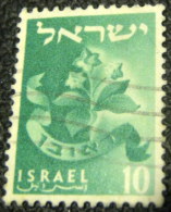 Israel 1955 Twelve Tribes Reuben 10p - Used - Used Stamps (without Tabs)
