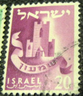 Israel 1955 Twelve Tribes Simeon 20p - Used - Used Stamps (without Tabs)