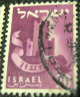 Israel 1955 Twelve Tribes Simeon 20p - Used - Used Stamps (without Tabs)