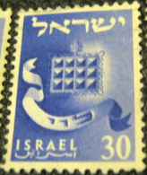 Israel 1955 Twelve Tribes Levi 30p - Used - Oblitérés (sans Tabs)