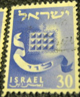 Israel 1955 Twelve Tribes Levi 30p - Used - Used Stamps (without Tabs)