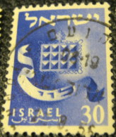 Israel 1955 Twelve Tribes Levi 30p - Used - Gebruikt (zonder Tabs)