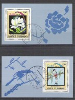 Cuba 1983 Flowers, Birds, Perf. Sheet, Used AA.018 - Oblitérés