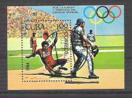 Cuba 1984 Sport, Perf. Sheet, Used AA.020 - Oblitérés
