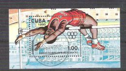 Cuba 1990 Sport, Perf. Sheet, Used AA.036 - Oblitérés