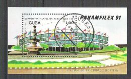 Cuba 1991 UPU, Perf. Sheet, Used AA.040 - Gebraucht