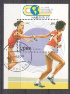 Cuba 1992 Sport, Perf. Sheet, Used AA.044 - Usati