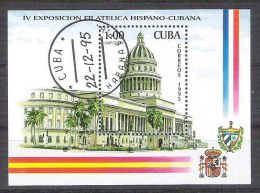 Cuba 1995 UPU, Perf. Sheet, Used AA.048 - Oblitérés