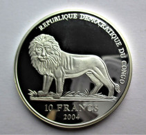 Republik CONGO 10 Francs 2004  WM 2006 - Congo (République Démocratique 1998)