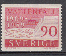 Sweden  Scott No.  539    Mnh      Year  1959 - Nuovi