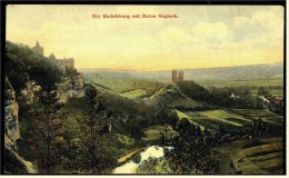 Rudelsburg Und Ruine Saaleck A. D. Saale  -  Ansichtskarte Ca.1910    (3414) - Bad Koesen