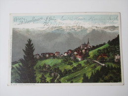 Postkarte 1901 Gruss Aus Walzenhausen. Verlag A. Kuenzler Weilemann. B. 20196 Kunstanstalt Lautz & Isenbeck - Walzenhausen