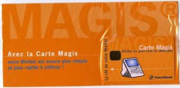 @+ Carte à Puce France Telecom - Magis (1) Dans Son Encart (neuf) - Andere & Zonder Classificatie