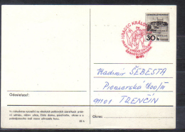 Czechoslovakia  Postal Stationery Card  Cancellation Hradec Kralove  30 Anniversary Czechoslovakia 1975 Addressed - Cartas & Documentos