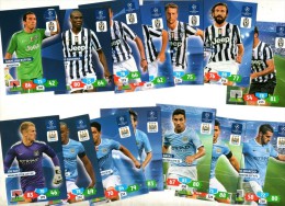 COMPLETE BASE SET (FIGURINE TRADING CARDS)  ADRENALYN XL BY PANINI CHAMPIONS LEAGUE 2013-2014 PANINI (182 CARDS !) - Other & Unclassified
