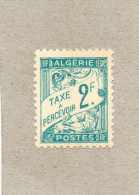 ALGERIE : Timbre Taxe, Type De 1926-28, Dentelée  12 - Timbres-taxe