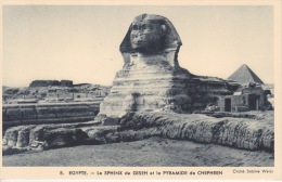 LE CAIRE LE SPHINX DE GISEH ET LA PYRAMIDE DE CHEPHREN - Sphinx