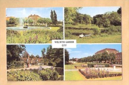 Welwyn Garden City MULTIVIEW POSTCARD USED 1969 Nr Hatfield, Hertford & Knebworth. - Hertfordshire