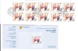 Carnet Noël 2006 De 10  Timbres C 474 Oblitéré / Booklet Christmas 2006  Mi 57 (5346) Used - Usati