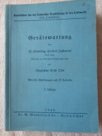 Ing. Erich Otto "Gerätewartung" Lehrblätter Für Die Technische Ausbildung In Der Luftwaffe, Um 1940 - Technical