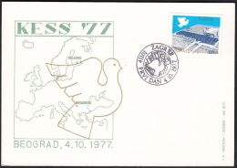 Yugoslavia 1977, Illustrated Card "KESS 1977"  W./ Special Postmark "Zagreb", Ref.bbzg - Brieven En Documenten