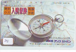 Télécarte Japon * COMPASS * JAPAN (20)  KOMPAS * KOMPASS * Phonecard * TELEFONKARTE - Astronomie