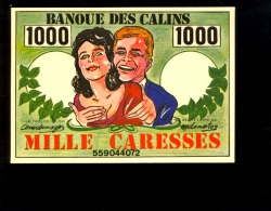 Billet De La Banque Des Calins 1000 Caresses Banknote - Monedas (representaciones)