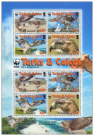 (WWF-413) W.W.F. Turks & Caicos Islands Bird Birds Hawk MNH Perf Sheetlet 2007 - Autres & Non Classés