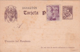 01939 Tarjeta Postal 83 +sello ED 923 Sin Circular - 1931-....