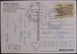 Trading Shopping Center's CANCEL BRAZIL BRASIL Brasile 2000 Palace Palacio Itamaraty Building Used On Cover Busta Letter - Covers & Documents