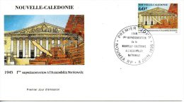 NOUVELLE-CALEDONIE. N° 687 Sur Enveloppe 1er Jour (FDC) De 1995. Parlement. - FDC