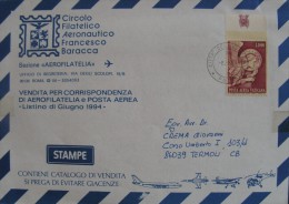 Isolated Really Sent Viaggiato VATICANO Angel Vatican Posta Aerea Vaticana 1966 1968 1994 Used On Letter Cover - Airmail