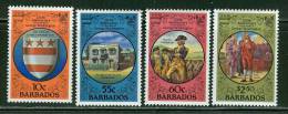 Barbados    "George Washington"    Set    SC# 594-97  MNH** - Barbados (1966-...)