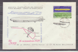 1981 -   Vols Zeppelins  LS 127   Rute Des Balkans  Oblitération Spéciale - Brieven En Documenten