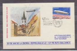 1981 -   Vols Zeppelins  LS 127   Rute Des Balkans  Oblitération Spéciale - Lettres & Documents